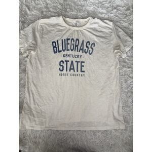 New Agenda by Perrin adult sz. XL "Kentucky Bluegrass State" tee. Soft, comf.